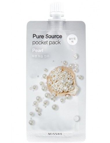 Mascarilla Regenerante MISSHA Pure Source Pocket Pack Pearl (Perlas)