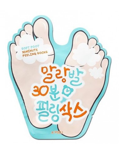 Calcetines Exfoliantes para Pies A'pieu Soft Foot 30 Minute Peeling Socks