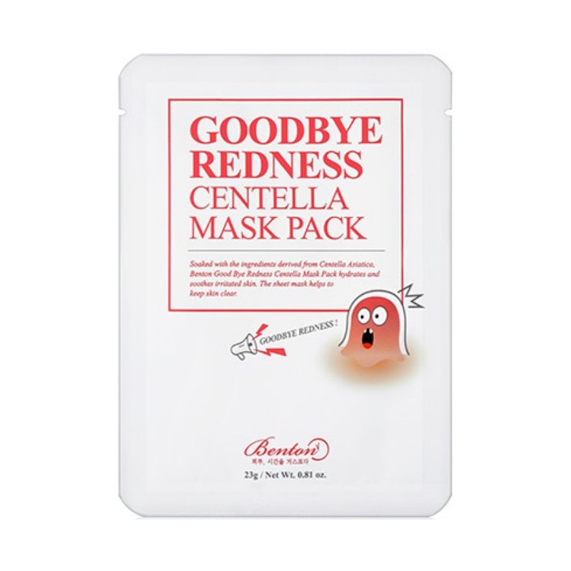 Mascarilla Calmante BENTON Goodbye RednessCentella Mask Pack