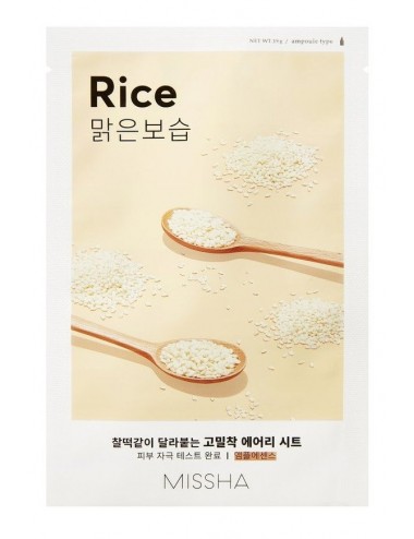 Mascarilla Nutritiva MISSHA Airy Fit Sheet Mask (Rice)