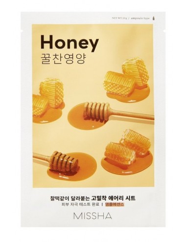 Mascarilla Regenerante y Nutritiva MISSHA Airy Fit Sheet Mask (Honey)