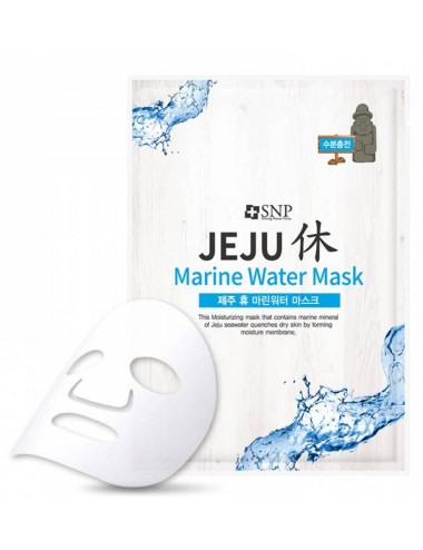 Mascarillas Coreanas de Hoja al mejor precio: SNP Jeju Rest Marine Water Mask Mascarilla Hidratante de SNP en Skin Thinks - Piel Seca
