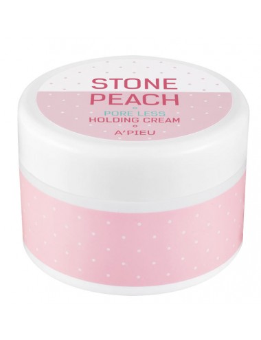 Emulsiones y Cremas al mejor precio: Stone Peach Pore Less Holding Cream de A'pieu en Skin Thinks - Piel Grasa
