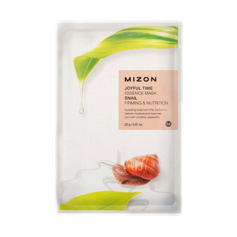 Mascarillas Coreanas de Hoja al mejor precio: Joyful Time Essence Mask Snail - Firmeza y Nutrición de Mizon en Skin Thinks - Piel Sensible