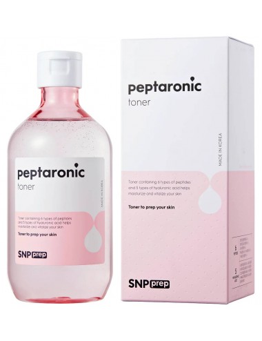 Tónicos al mejor precio: SNP Prep Peptaronic Toner Antiedad y Reafirmante 320 ml de SNP en Skin Thinks - Piel Seca