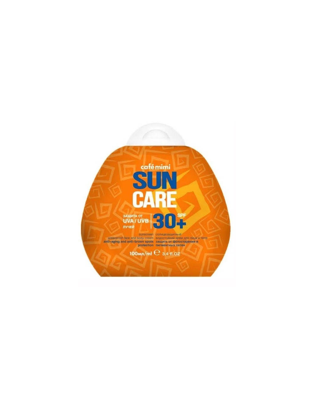 Crema Solar Cara y Cuerpo SPF 30+ Waterproof Café Mimi