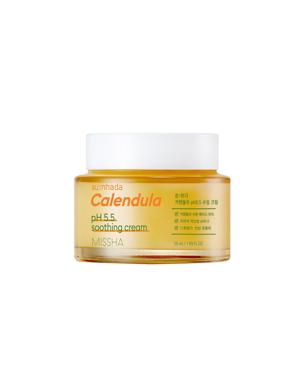 Missha Calendula pH Balancing Soothing Cream - Calmante e Hidratante