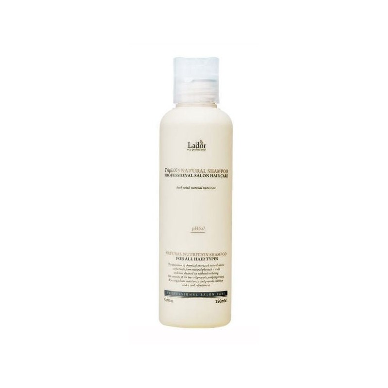 Cabello al mejor precio: La'dor TripleX3 Natural Shampoo - Sin siliconas ni sulfatos 150ml de Lador Eco Professional en Skin Thinks - 