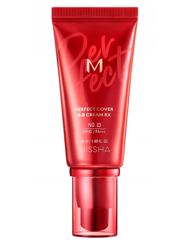 BB Cream al mejor precio: MISSHA M Perfect Cover BB Cream RX nº 25 SPF 42 PA +++  50ml de Missha en Skin Thinks - 