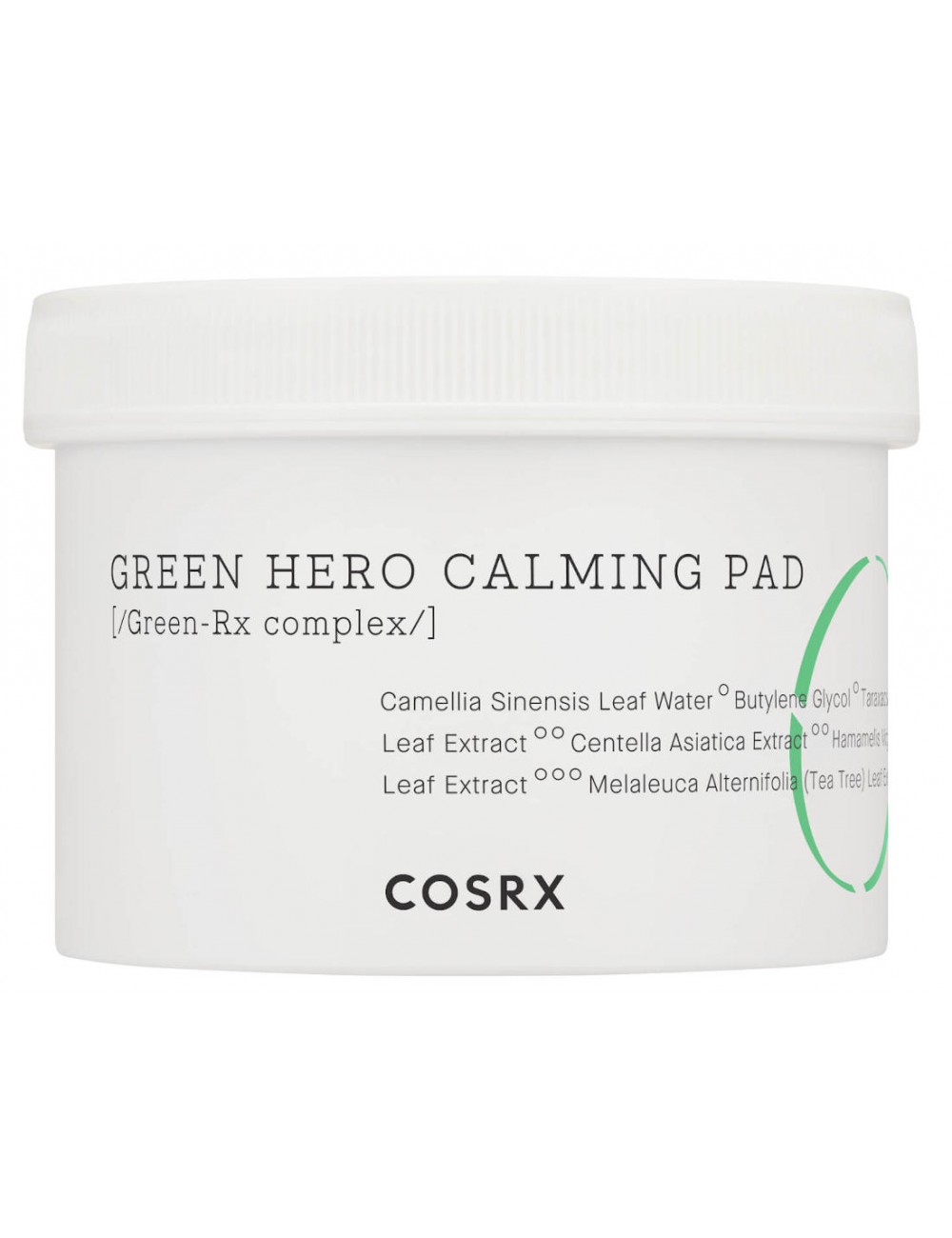 Cosmética Coreana al mejor precio: Algodones Exfoliantes COSRX Green Hero Calming Pad de Cosrx en Skin Thinks - Piel Seca