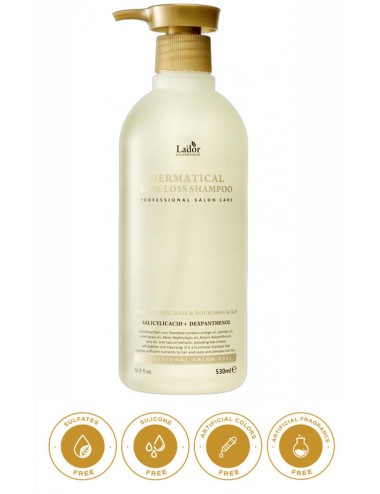 Cabello al mejor precio: La'dor Dermatical Hair-Loss Shampoo - Champú Anticaida de Lador Eco Professional en Skin Thinks - 