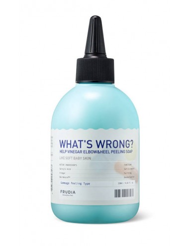 Corporal al mejor precio: What's Wrong Help Vinegar Elbow&Heel Peeling Soap - Exfoliante pies y codos de Frudia en Skin Thinks - Piel Seca