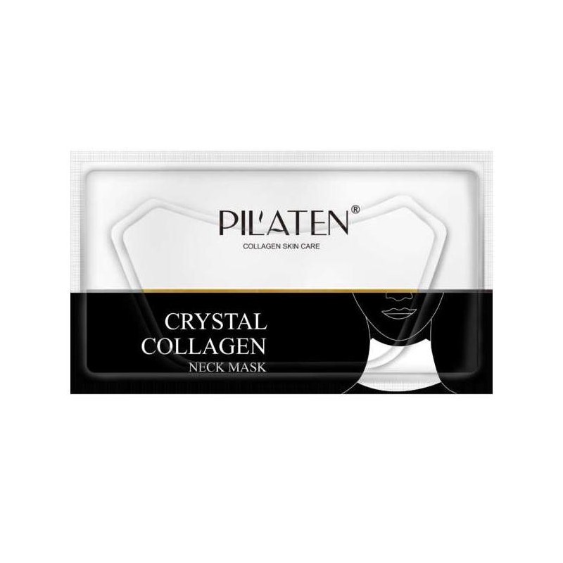 Mascarillas Coreanas de Hoja al mejor precio: Pilaten Crystal Collagen Neck Mask - Mascarilla de cuello con colágeno de Pilaten en Skin Thinks - Piel Seca