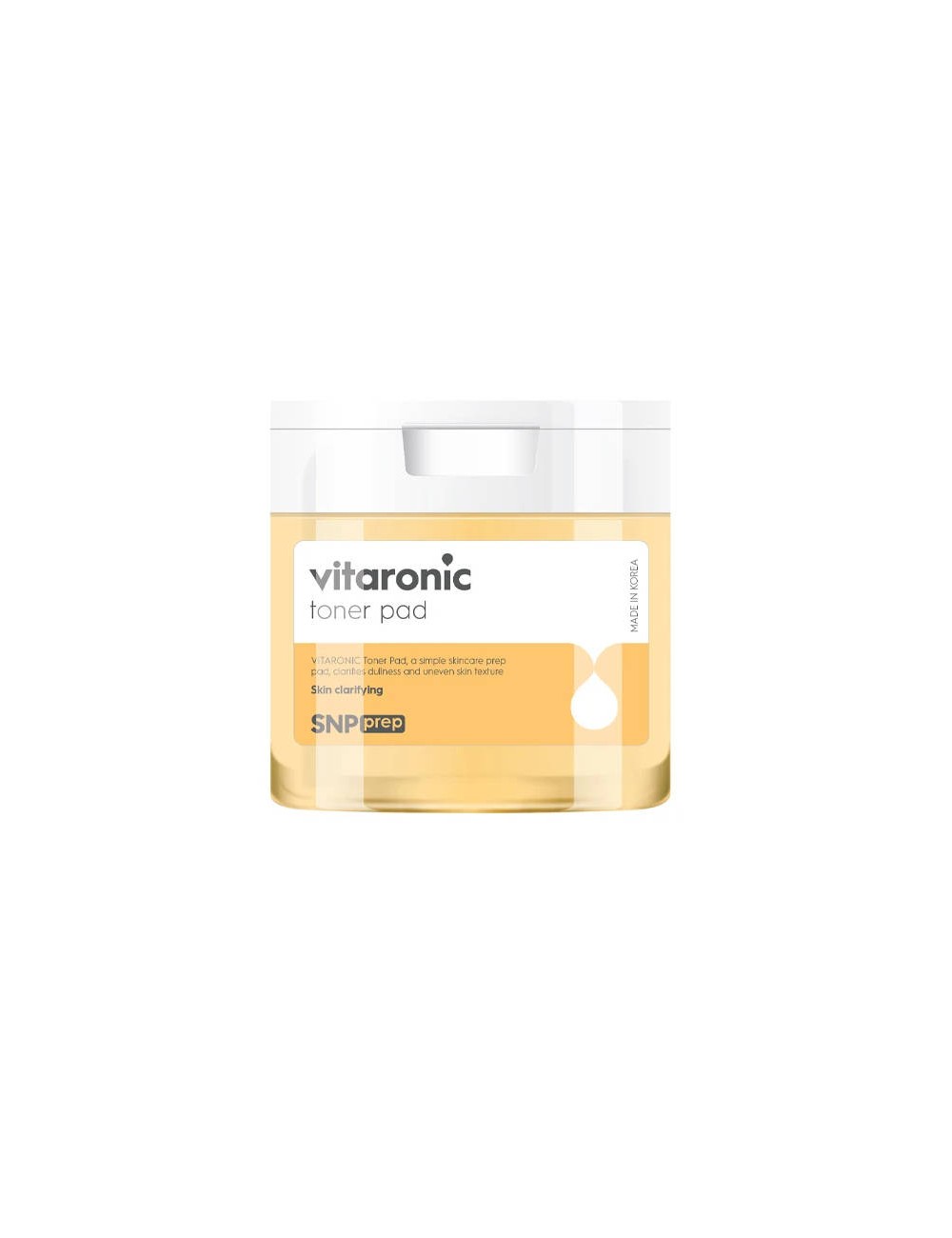 Serum y Esencias al mejor precio: SNP Prep Vitaronic Toner Pad - Vitamina C + Hialurónico de SNP en Skin Thinks - Piel Seca
