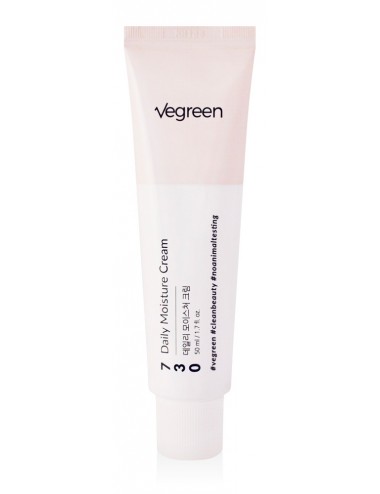 Emulsiones y Cremas al mejor precio: VEGREEN 730 Daily Moisture Cream 50ml Crema hidratante piel sensible de VEGREEN en Skin Thinks - Piel Seca