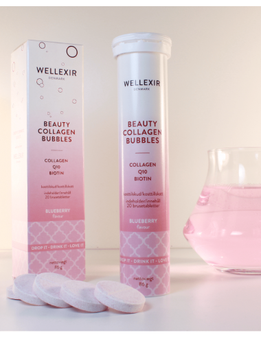Nutricosmética - Suplementos al mejor precio: WELLEXIR Beauty Collagen Bubbles. Suplemento con colágeno para piel, pelo y uñas de WELLEXIR en Skin Thinks - 