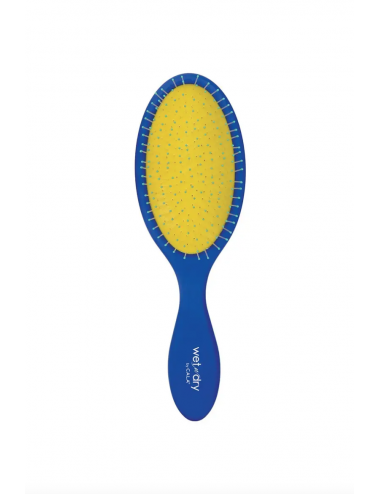 Parches y Accesorios al mejor precio: Cepillo de pelo desenredante azul y amarillo CALA Wet N Dry Cobalt Blue/ Yellow de CALA en Skin Thinks - 