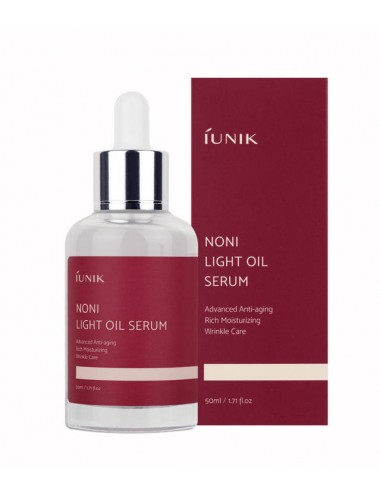 Serum y Esencias al mejor precio: iUNIK Noni Light Oil Serum 50 ml Serum Anti-edad Calmante de Iunik en Skin Thinks - Tratamiento Anti-Edad