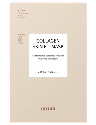 Mascarillas Coreanas al mejor precio: JAYJUN Collagen Skin Fit Mask Mascarilla 2 pasos con Colágeno e Hialurónico de JAYJUN en Skin Thinks - Piel Seca