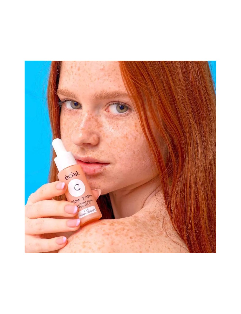Facial - Cosmética Natural al mejor precio: Glow Yeah Brithtening Serum - Vitamin C 15% , E y Ácido Ferúlico de Éciat en Skin Thinks - Piel Seca
