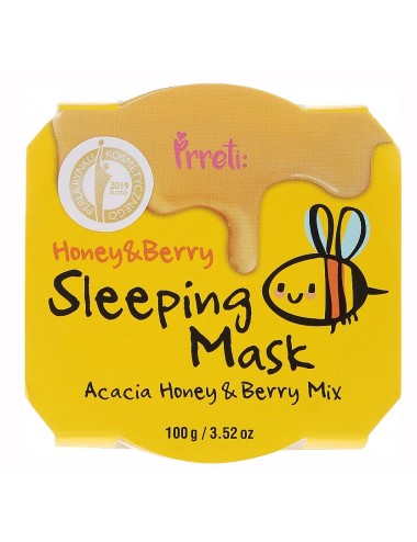 Mascarillas Nocturnas al mejor precio: PRRETI Honey & Berry Sleeping Mask 100gr Mascarilla Nocturna de Prreti en Skin Thinks - Piel Seca