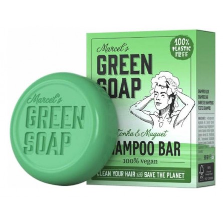 Cabello - Cosmética Natural al mejor precio: Marcel's Green Soap SHAMPOO BAR TONKA & MUGUET de Marcel's Green Soap en Skin Thinks - 