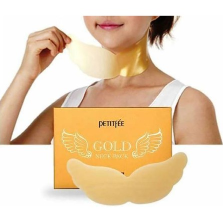 Mascarillas Coreanas de Hoja al mejor precio: Petitfée Gold Neck Pack Parche para cuello de Petitfée en Skin Thinks - Piel Seca