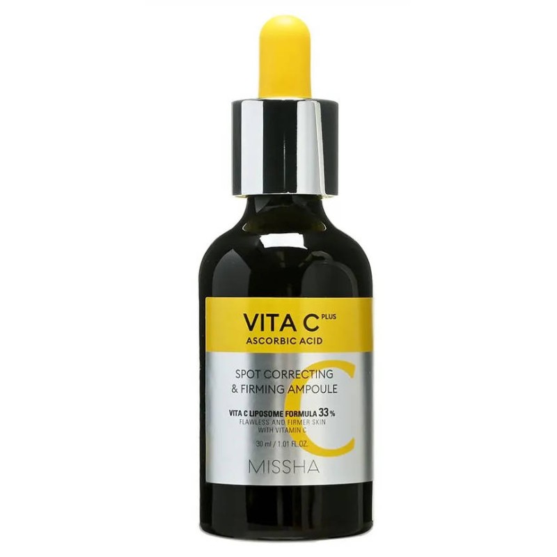 Serum y Esencias al mejor precio: Vita C Plus Spot Correcting & Firming Ampoule- Anti-manchas, Reafirmante de Missha en Skin Thinks - Piel Seca
