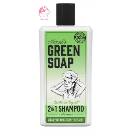 Cabello - Cosmética Natural al mejor precio: Champú y Acondicionador Vegano Marcel's Green Soap 2IN1 SHAMPOO TONKA & MUGUET 500ml de Marcel's Green Soap en Skin Thinks - 