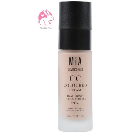 Maquillaje - Cosmética Natural al mejor precio: MIA Medium CC Coloured Cream - Base de maquillaje SPF 30 de MIA en Skin Thinks - 