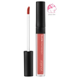 Maquillaje - Cosmética Natural al mejor precio: YOUSTAR LIQUIDLIPS / MATTE Fluid Lipstick - 04 Cinnamon de YOUSTAR COSMETICS en Skin Thinks - 