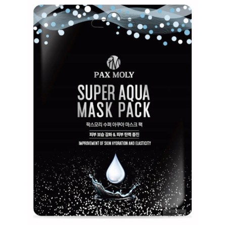 Mascarillas Coreanas de Hoja al mejor precio: PAX Molly Super Aqua Mask Pack - Calma e ilumina al piel de PAX MOLY en Skin Thinks - Piel Seca