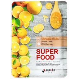 Mascarillas Coreanas de Hoja al mejor precio: Eyenlip Superfood Orange Mask Vitaminas + Hialurónico de Eyenlip Beauty en Skin Thinks - Piel Seca