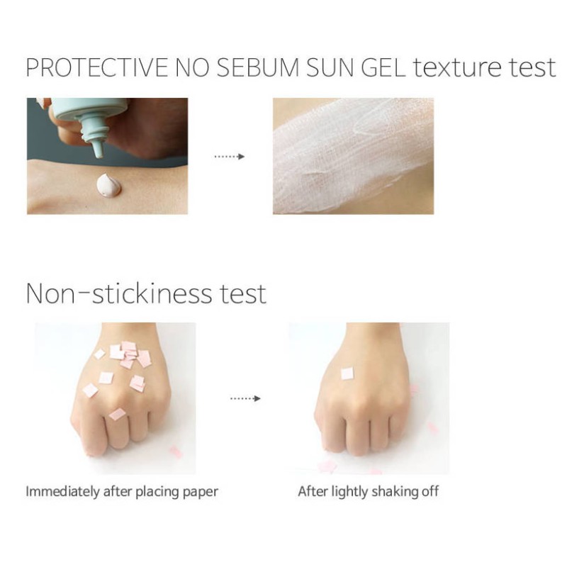 ACCOJE Protective No Sebum Sun Gel SPF 50+ PA++++ Crema solar no grasa