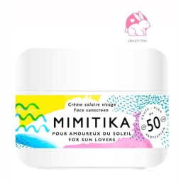 Solares al mejor precio: Mimitika Crema hidratante facial SPF 50 de Mimitika en Skin Thinks - Piel Sensible
