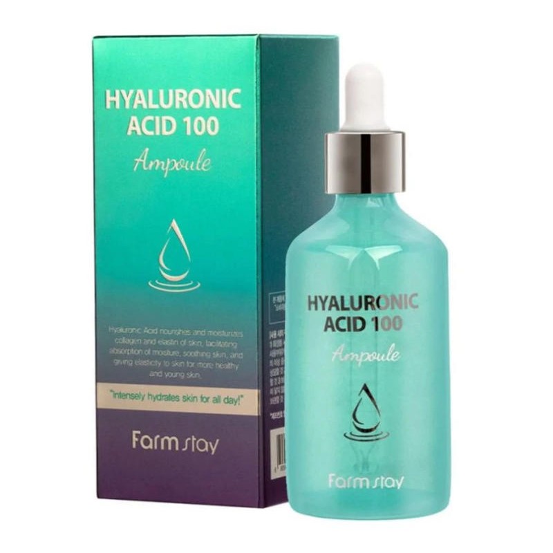 Farm Stay Hyaluronic Acid 100 Ampoule Serum de Hialurónico 100