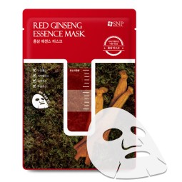 Mascarillas Coreanas de Hoja al mejor precio: Mascarilla Hidratante SNP Red Ginseng Essence Mask de SNP en Skin Thinks - Piel Seca