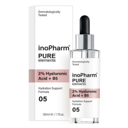 Facial - Cosmética Natural al mejor precio: InoPharm Pure Elements 2% Hyaluronic + B5 Serum de InoPharm en Skin Thinks - Tratamiento Anti-Edad