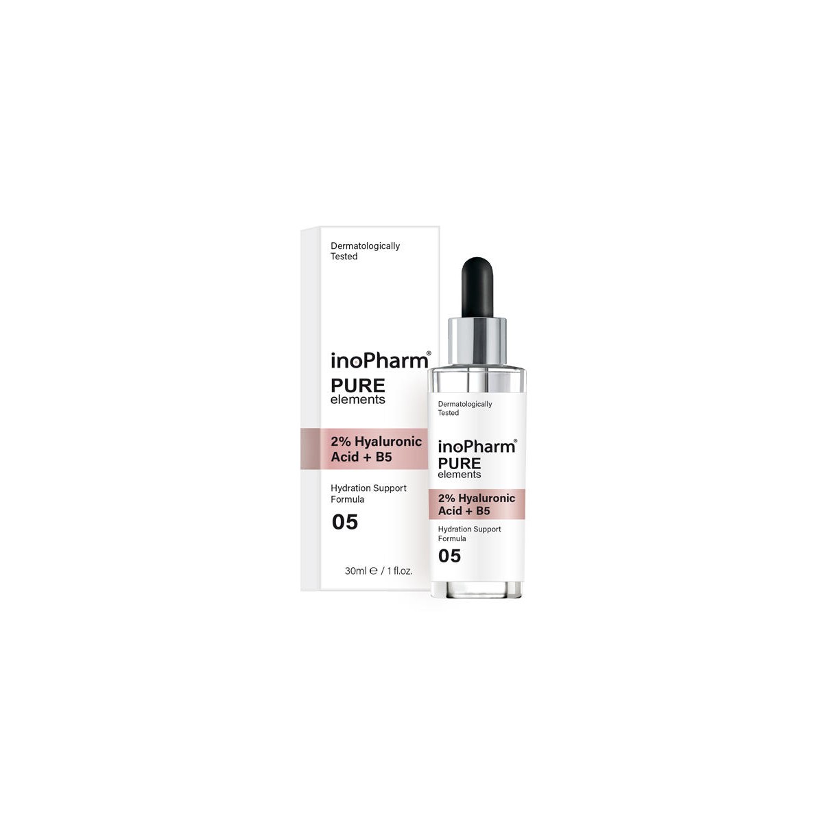 Facial - Cosmética Natural al mejor precio: InoPharm Pure Elements 2% Hyaluronic + B5 Serum de InoPharm en Skin Thinks - Piel Seca