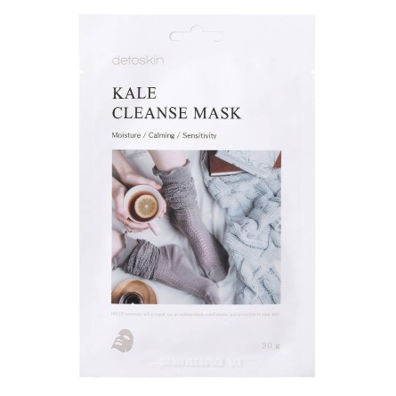 Mascarillas Coreanas al mejor precio: Detoskin Kale Cleanse Mask de Detoskin en Skin Thinks - Piel Sensible