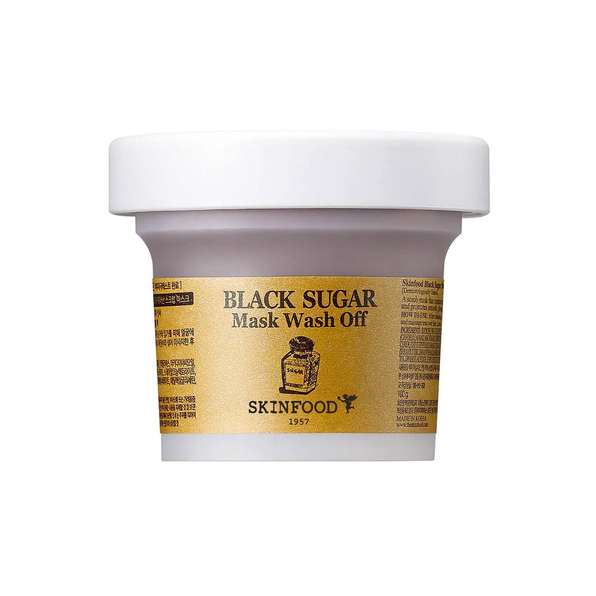 Mascarillas Wash-Off al mejor precio: Mascarilla Exfoliante Skinfood Black Sugar Mask Wash Off de SKINFOOD en Skin Thinks - Piel Seca