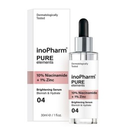 Facial - Cosmética Natural al mejor precio: InoPharm Pure Elements 10 % Niacinamide + 1% Zinc de InoPharm en Skin Thinks - Tratamiento Anti-Manchas 