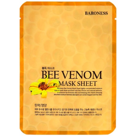 Mascarillas Coreanas de Hoja al mejor precio: Baroness Bee Venom Mask Sheet de Baroness en Skin Thinks - Piel Seca