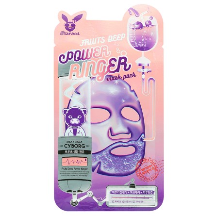 Mascarillas Coreanas de Hoja al mejor precio: Elizavecca Fruits Deep Power Ringer Mask Pack de Elizavecca en Skin Thinks - Piel Sensible