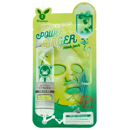 Mascarillas Coreanas de Hoja al mejor precio: Elizavecca Centella Asiatica Deep Power Ringer Mask Pack de Elizavecca en Skin Thinks - Piel Seca