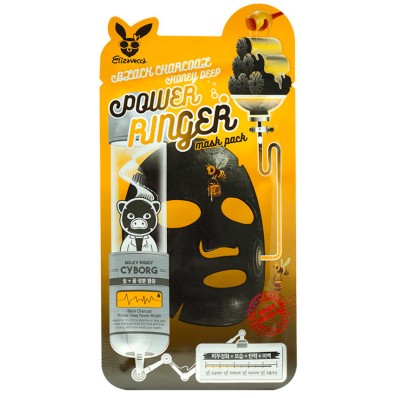 Elizavecca Black Charcoal Honey Deep Power Ringer Mask Pack
