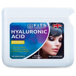 Nutricosmética - Suplementos al mejor precio: Fits Suplements Hyaluronic Acid 100 MG (90 capsulas - 45 dias) de FITS Supplements en Skin Thinks - Piel Seca