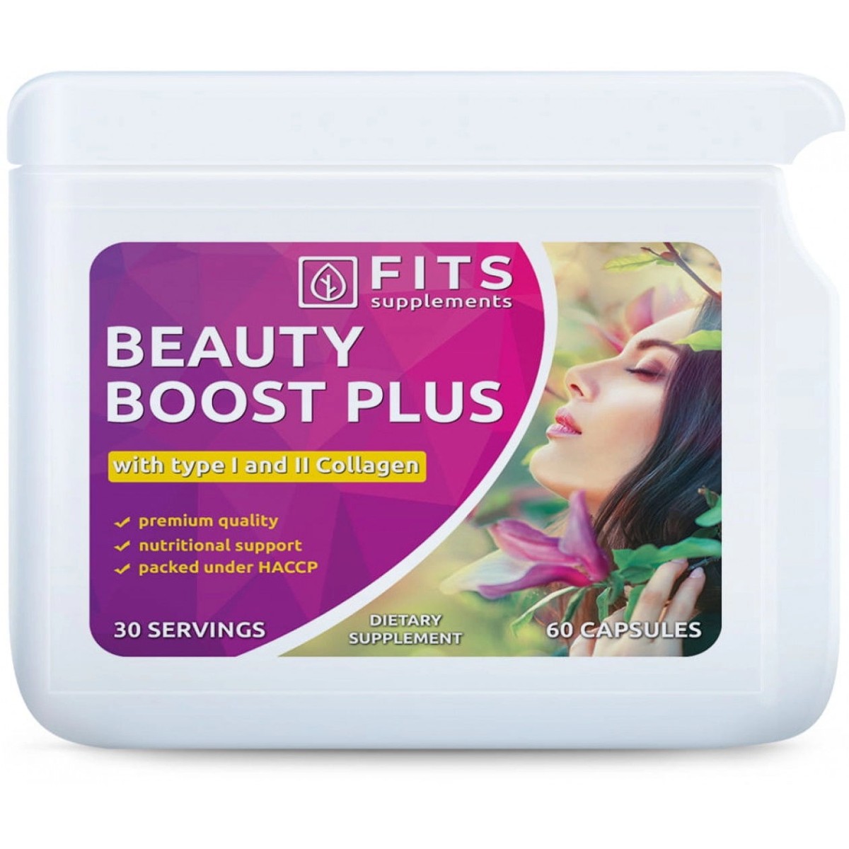 Nutricosmética - Suplementos al mejor precio: Beauty Boost Plus Complex, Vitaminas con Colágeno tipo I y II de FITS Supplements en Skin Thinks - Tratamiento Anti-Edad