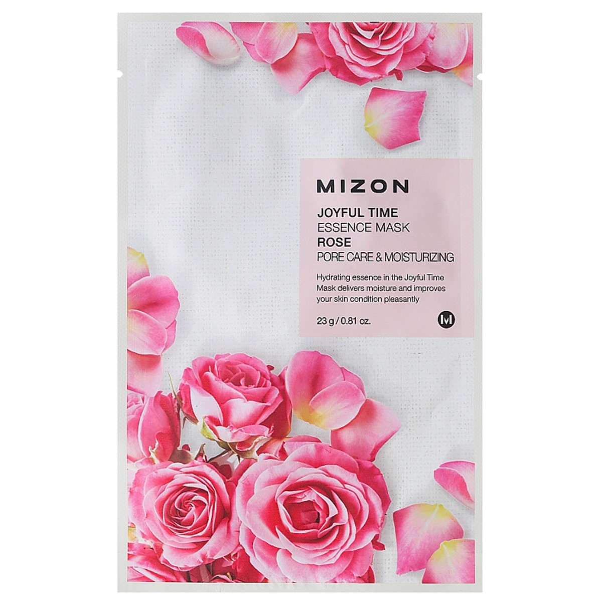 Mascarillas Coreanas de Hoja al mejor precio: Joyful Time Essence Mask Rose - Hidratación y poros dilatados de Mizon en Skin Thinks - Piel Seca