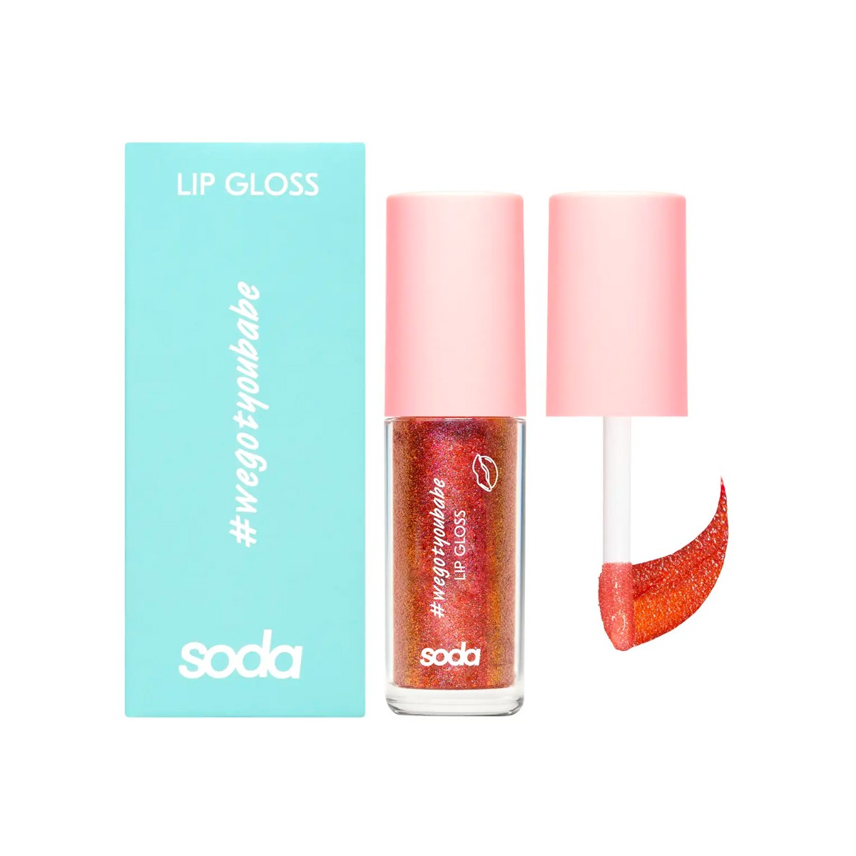 Maquillaje Vegano al mejor precio: Soda Glitter Lip Gloss Bronze Goddess 104 de Soda Makeup en Skin Thinks - 